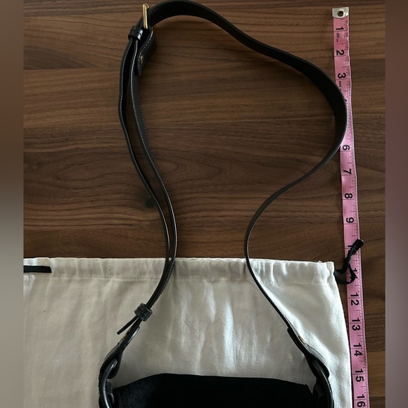 ISABEL MARANT BAG SUEDE LEATHER BLACK - Picture 11 of 13